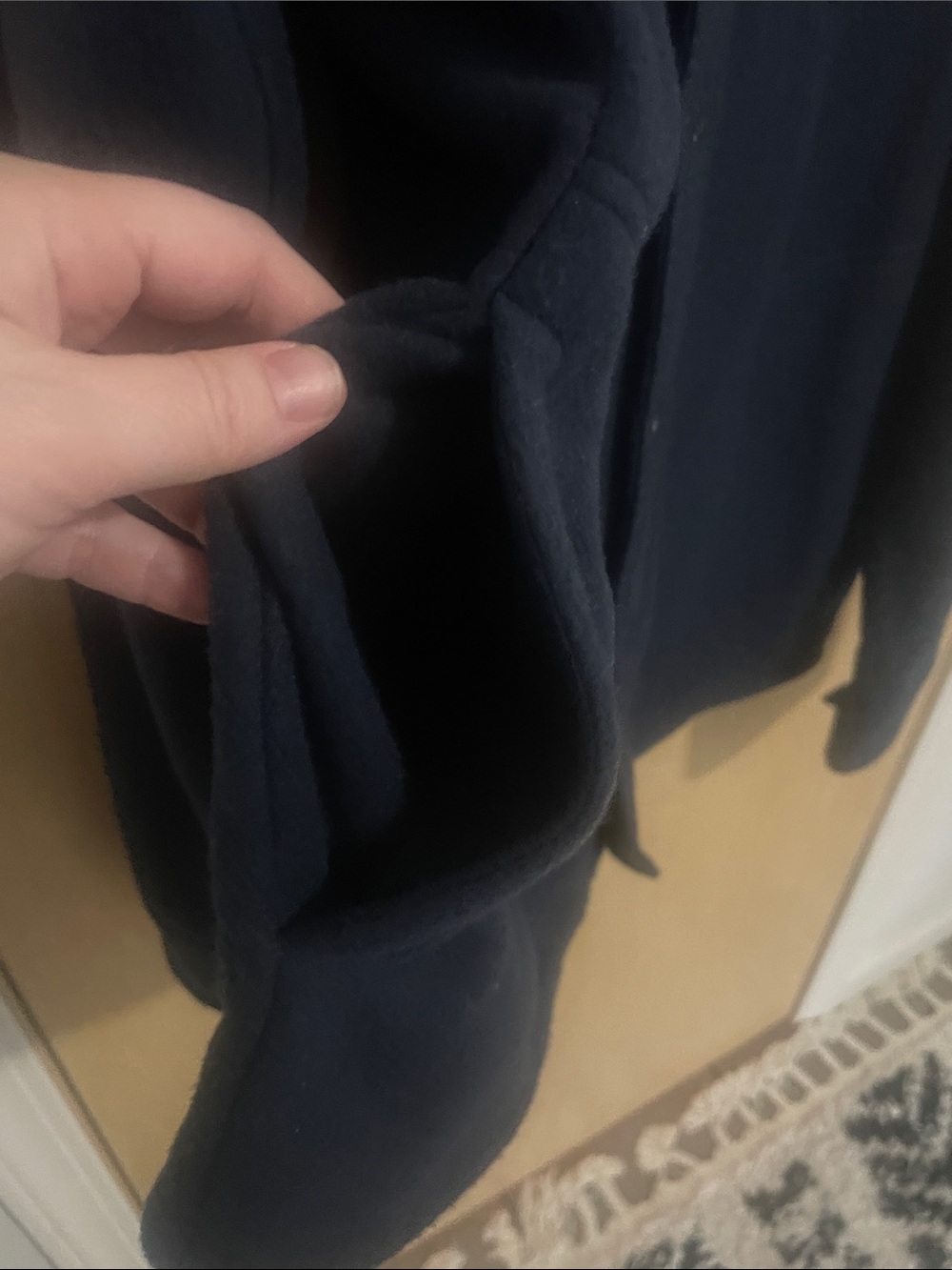 Goodfellow & Co. Men's Navy Blue Fleece Shirt Jacket – NWT L - Picture 5 of 10